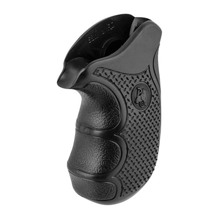 Pachmayr Diamond Pro Series Revolver Round Butt Grips S&W 30 J-Frame, 31 J-Frame Rubber Black