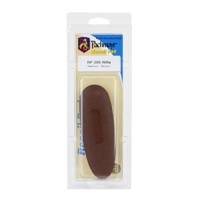 Pachmayr RP200 Sure Grip Rifle Recoil Pad 1/2 Inch(s) Rubber Brown White Line