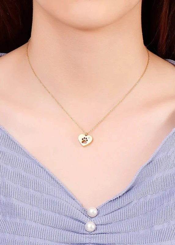 Paw Print Necklace