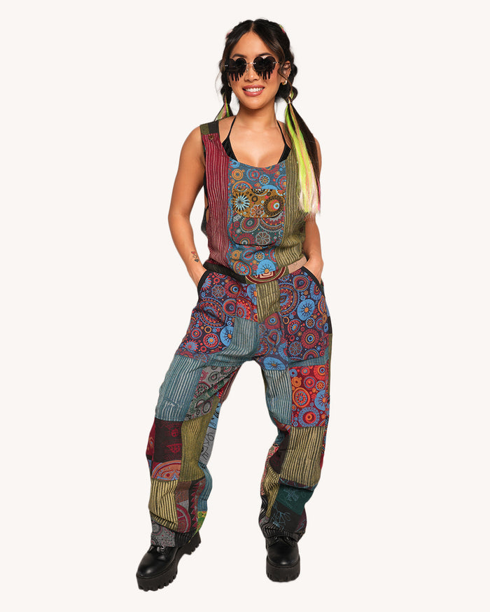 Peace, Love, and Vibes Overalls