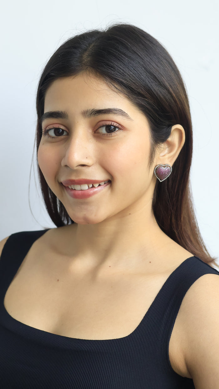 Piada AD Heart Studs