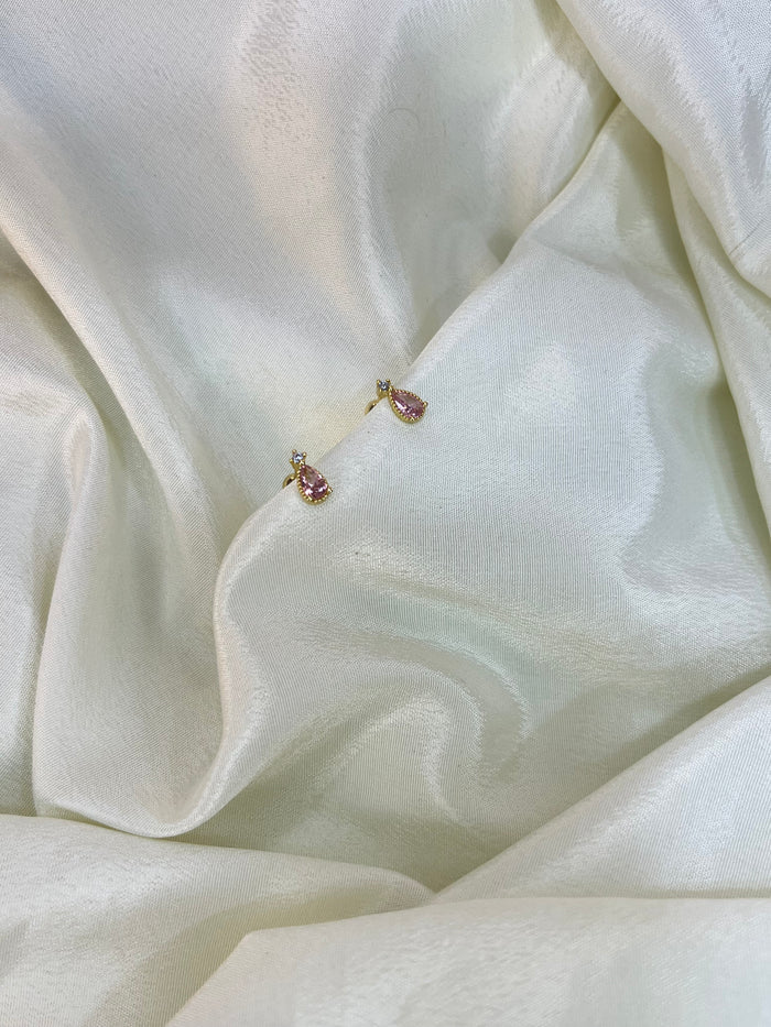 Pink Stone Stud (Pair)