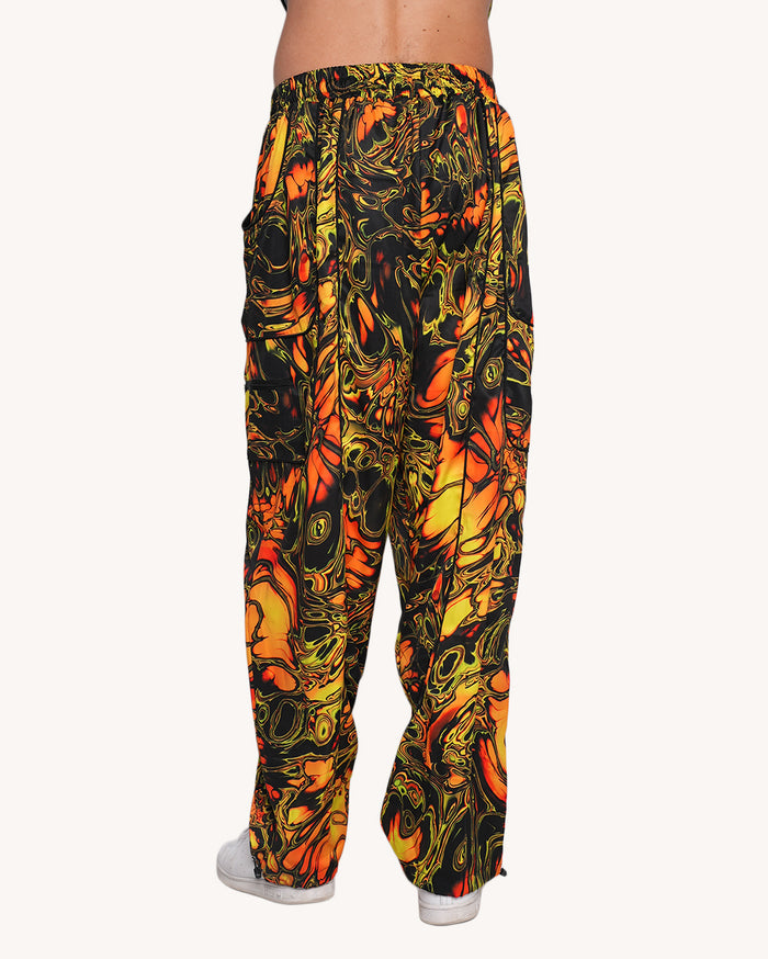 Planet Swirl Unisex Harem Pants-Men