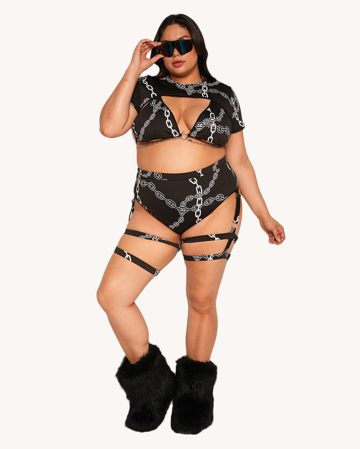 Power Surge Reflective Garter Shorts