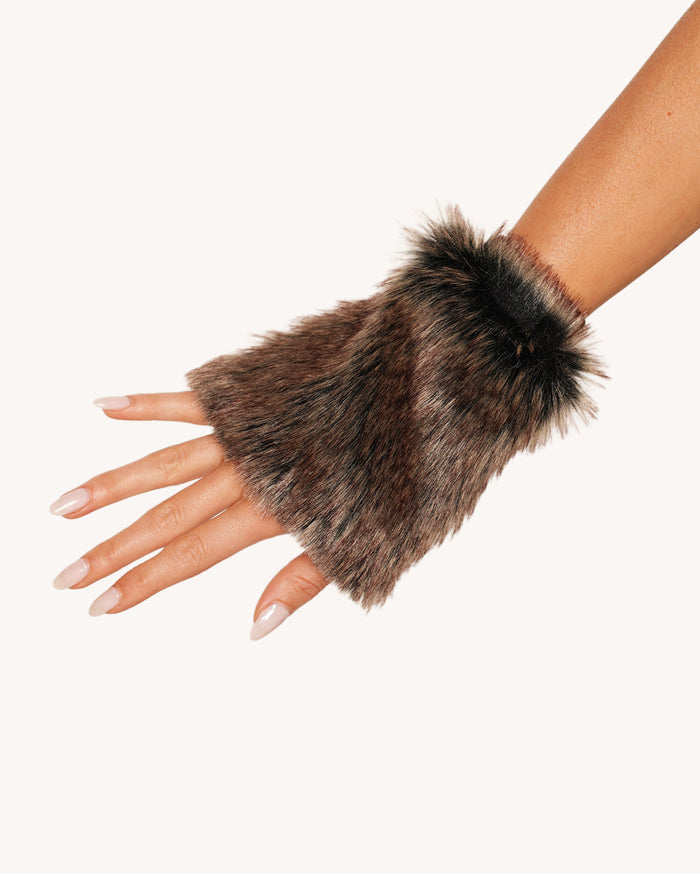 Prehistoric Babe Fur Bikini Top with Gloves