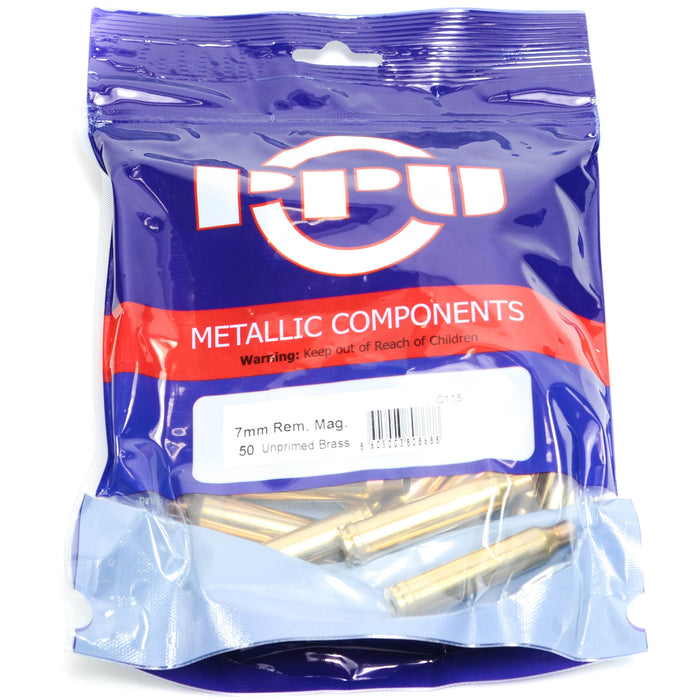 Prvi Partizian Unprimed Brass 7mm Rem Magnum (50)