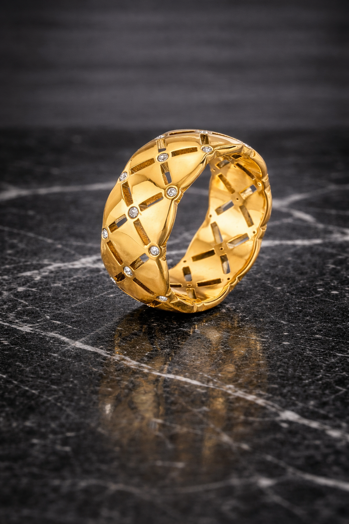 Quincy Diamond Cut Ring