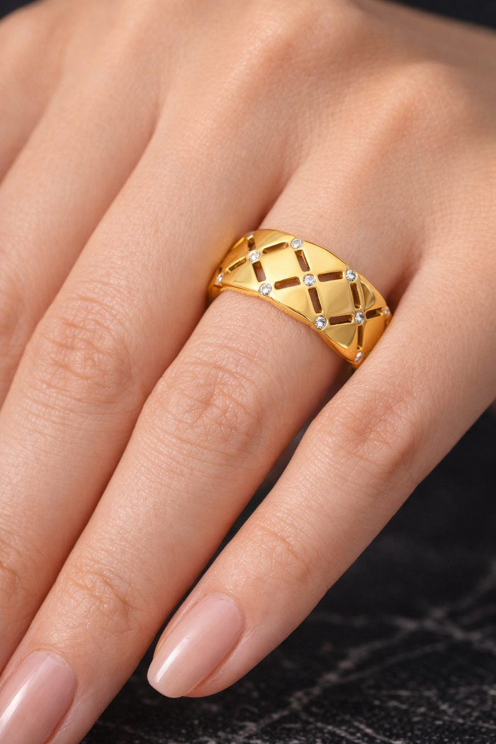 Quincy Diamond Cut Ring
