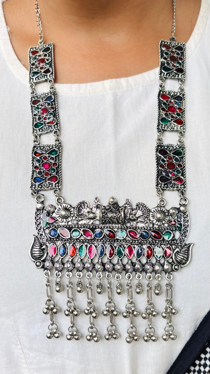 Rangeeli Neckpiece Set- With Matching Earrings