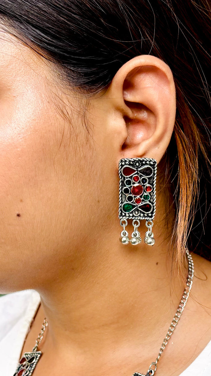 Rangeeli Neckpiece Set- With Matching Earrings