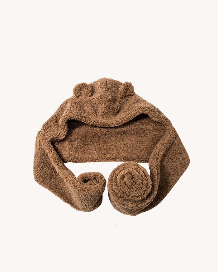 Rave Cub Bear Hat with Scarf