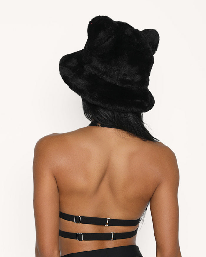 Rave On Fishnet Halter Top