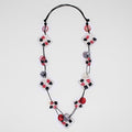 Red Petula Necklace - Sylca Designs - Chunky Jewelry