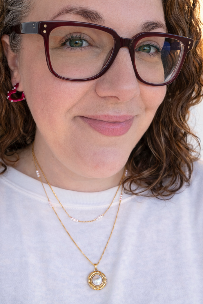 Red Velvet Heart Hoops | Final Sale