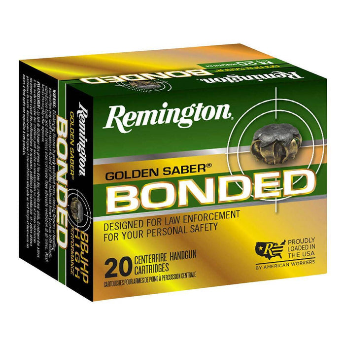 Remington Ammunition 9mm Luger +P 124 Grain Jacketed Hollow Point 20 Count