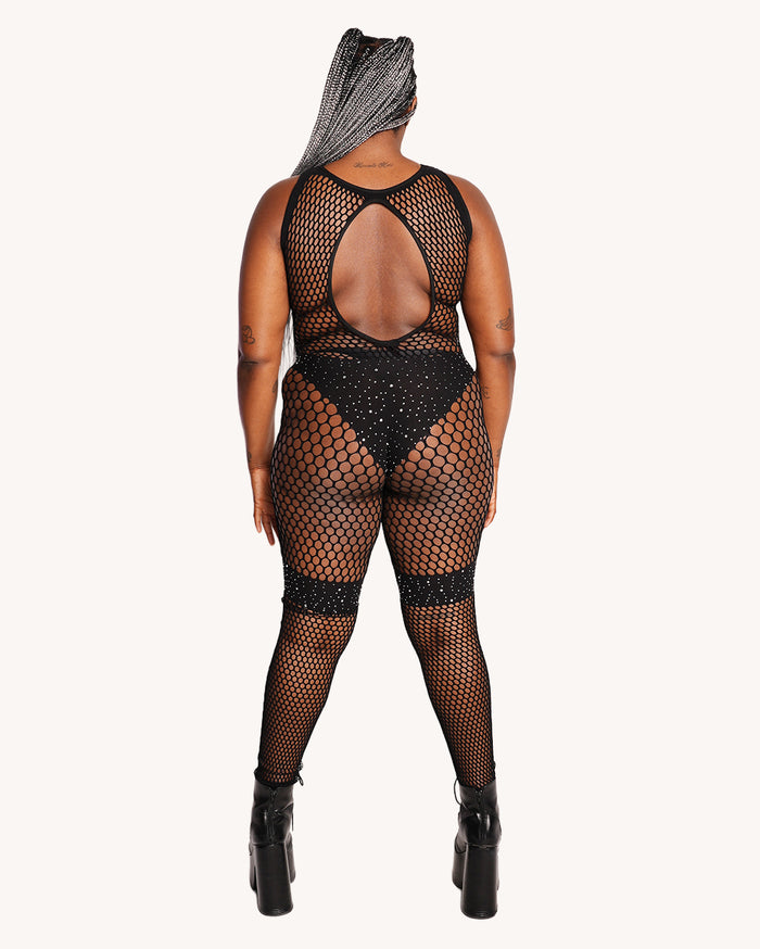 Rhinestone Brat Jumpsuit
