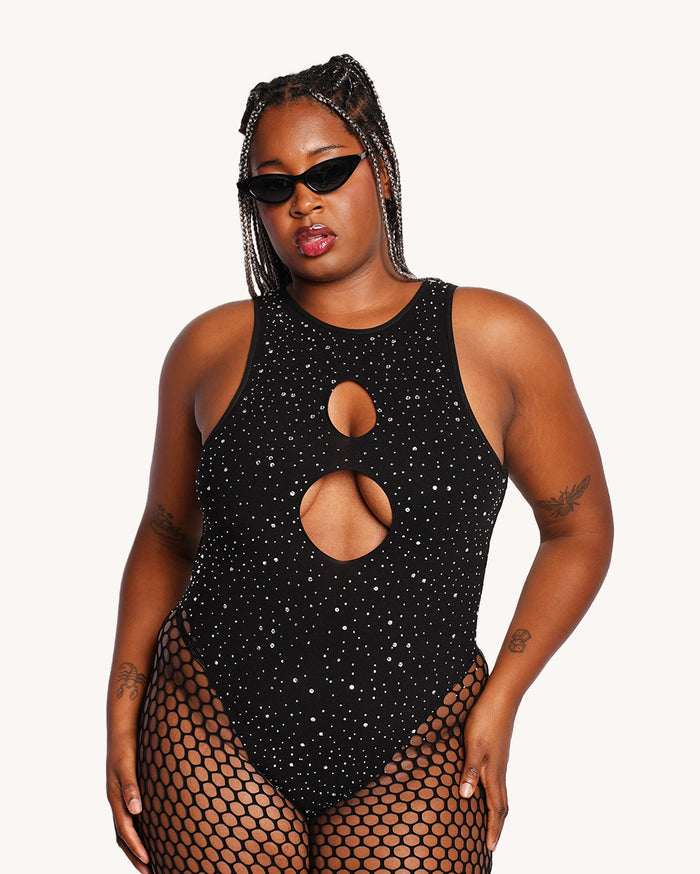 Rhinestone Brat Jumpsuit