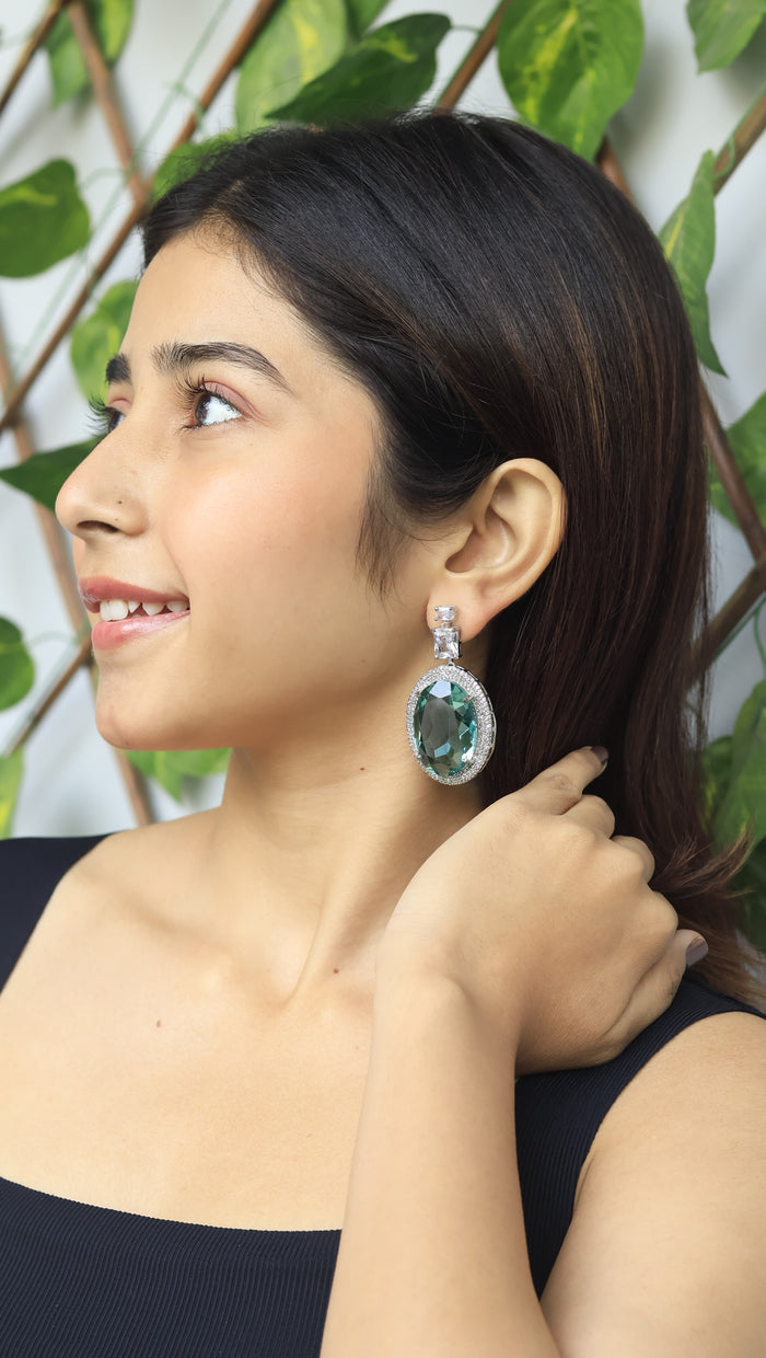 Riyana Swarovski Look Alike Earrings