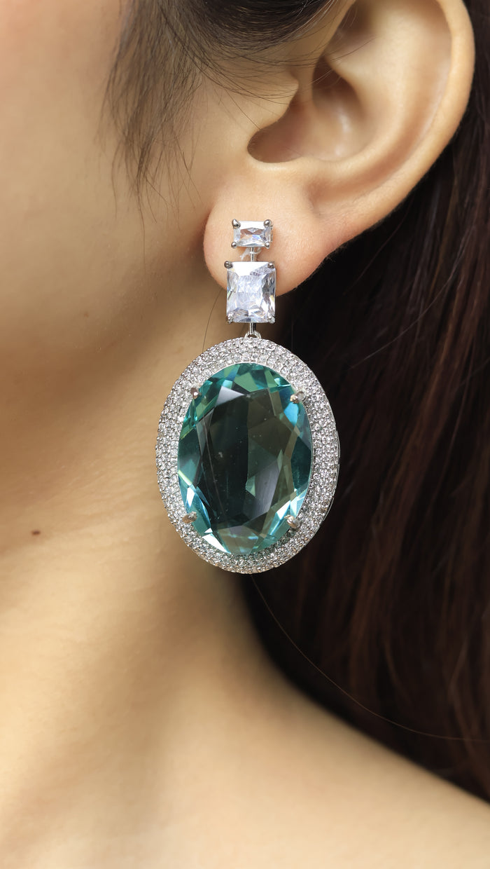 Riyana Swarovski Look Alike Earrings