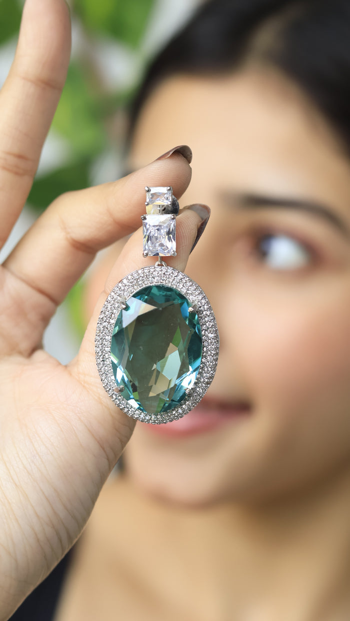 Riyana Swarovski Look Alike Earrings