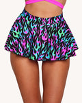 Rolita Couture x iHR Blacklight Blaze Mini Skort