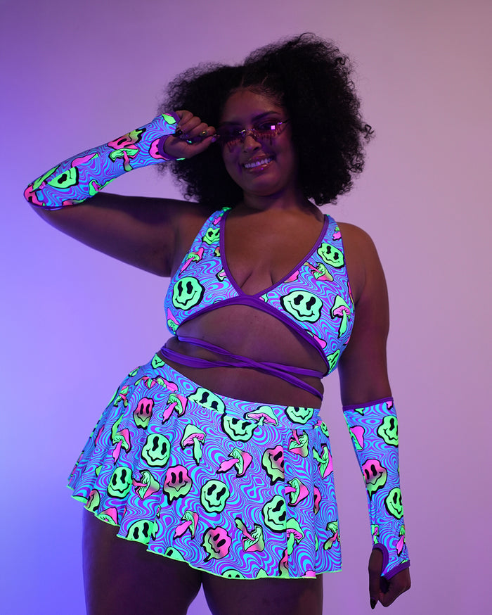 Rolita Couture x iHR Shroomface Cross Back Top