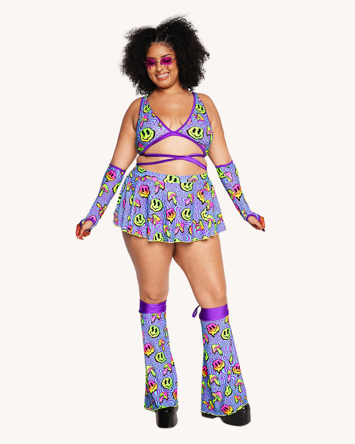 Rolita Couture x iHR Shroomface Micro Skort
