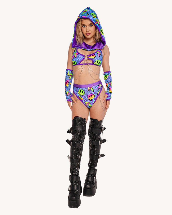 Rolita Couture x iHR Shroomface Rebel Chain Top