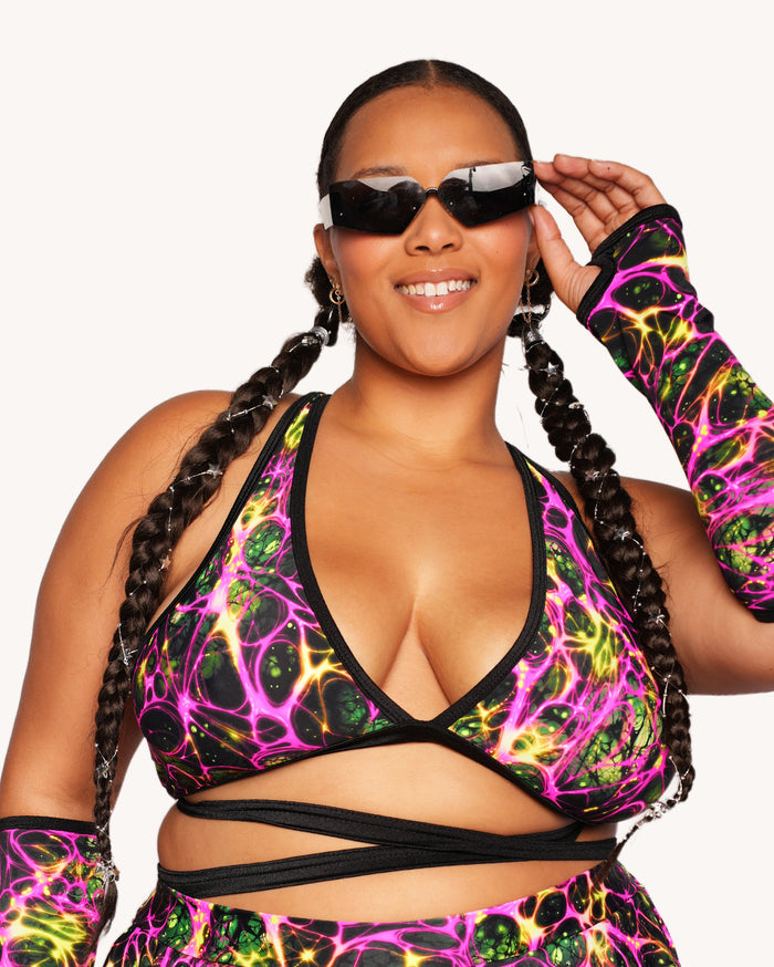 Rolita Couture x iHR Venom Cross Back Top