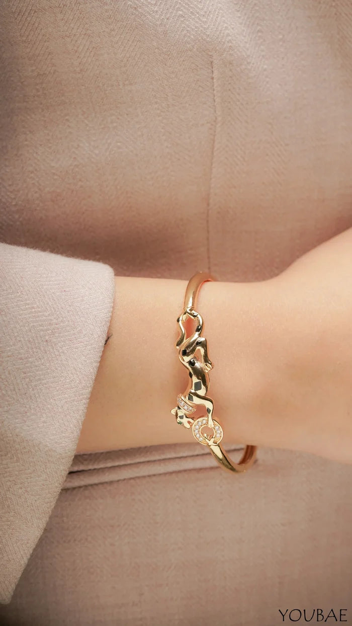 Sasha Free Size Adjustable Combo of Anti Tarnish Bracelet & Ring