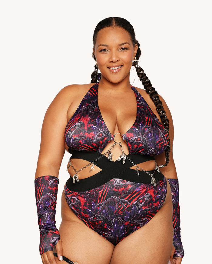 Savage Rex Bodysuit with Sleeves