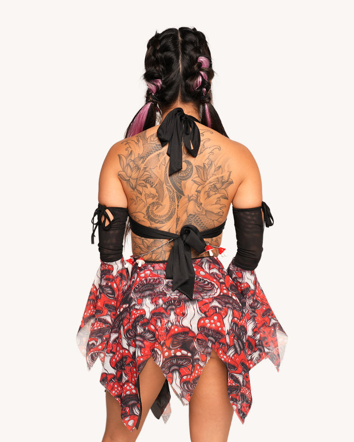 Secret of Life Mushroom Dress with Sleeves