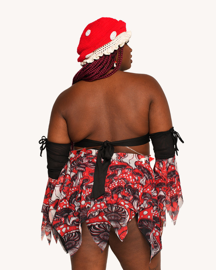 Secret of Life Mushroom Dress with Sleeves