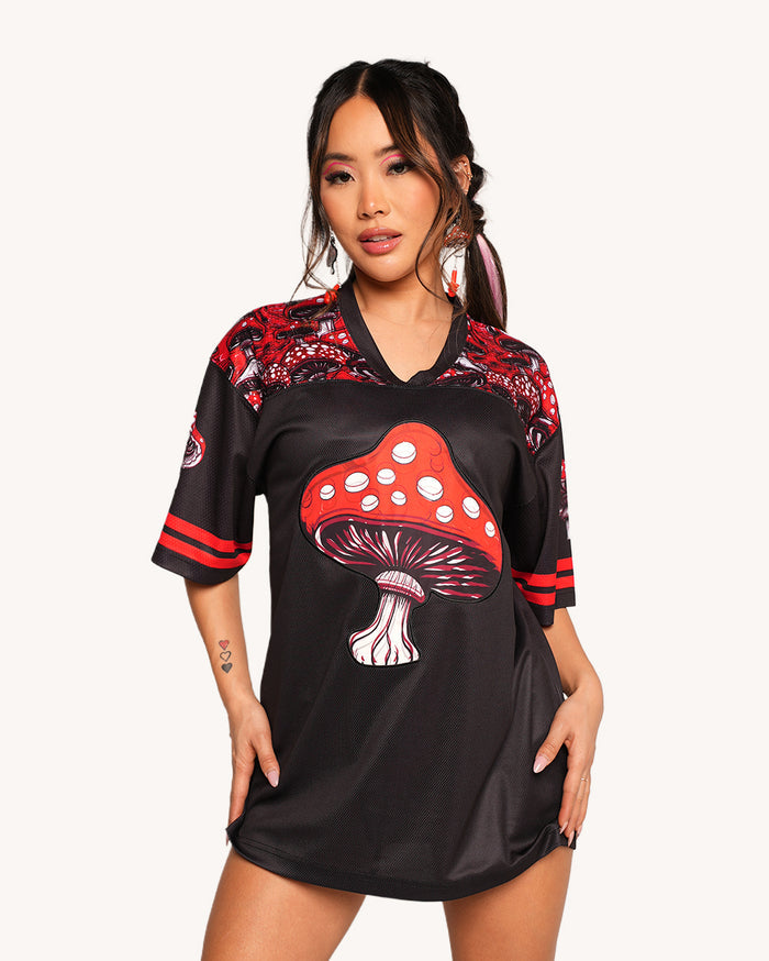 Secret of Life Mushroom Football Jersey