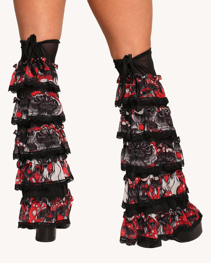 Secret of Life Mushroom Ruffle Leg Covers