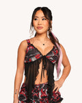 Secret of Life Mushroom Ruffle Top