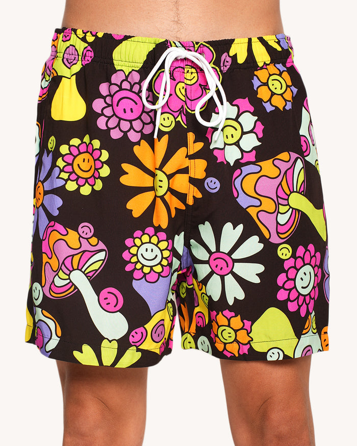 Shroom Bloom Camp Shorts-Men