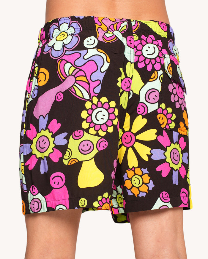 Shroom Bloom Camp Shorts-Men