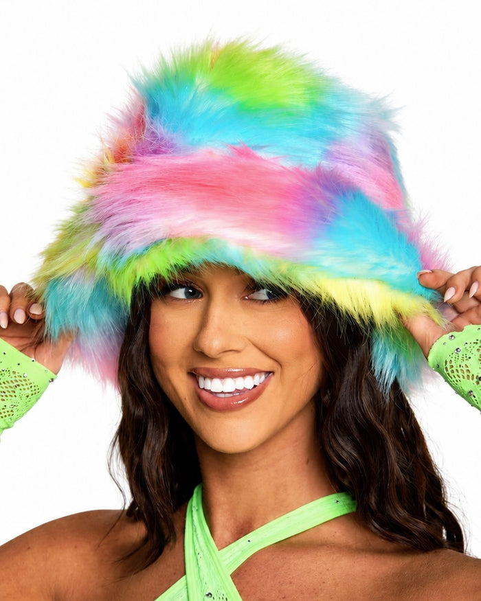 Side Quest Fiesta Furry Bucket Hat