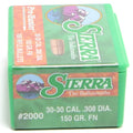 Sierra .308 / 30-30 150 Grain Flat Nose (100)
