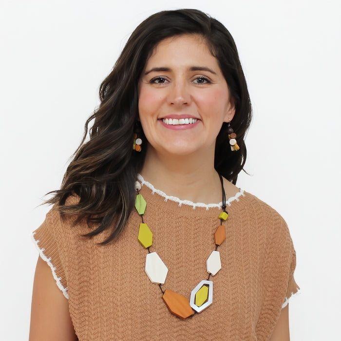 Silver Accent Iva Statement Necklace - Sylca Designs - Chunky Jewelry