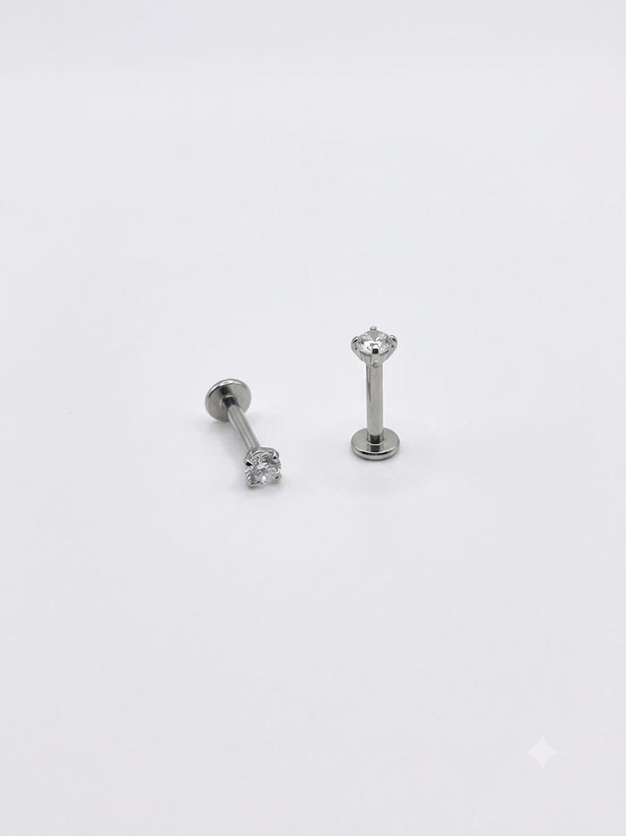Silver Stud 2.5mm