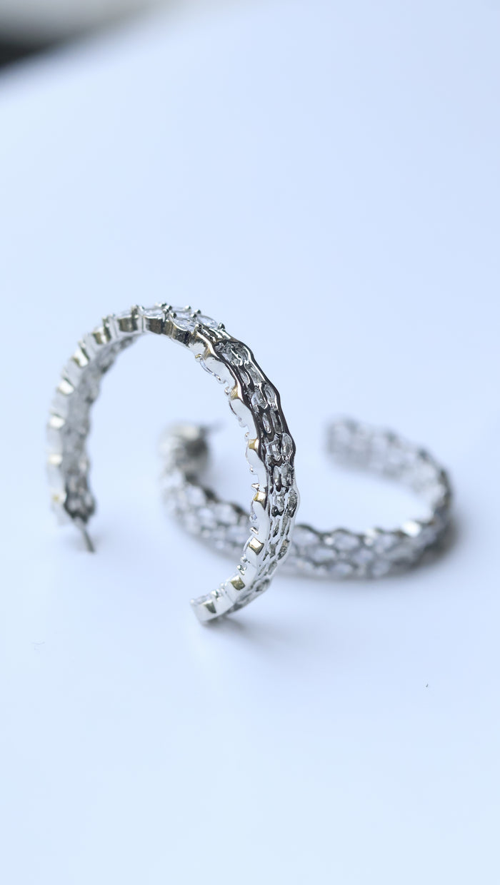 Sinya AD Hoop Earrings