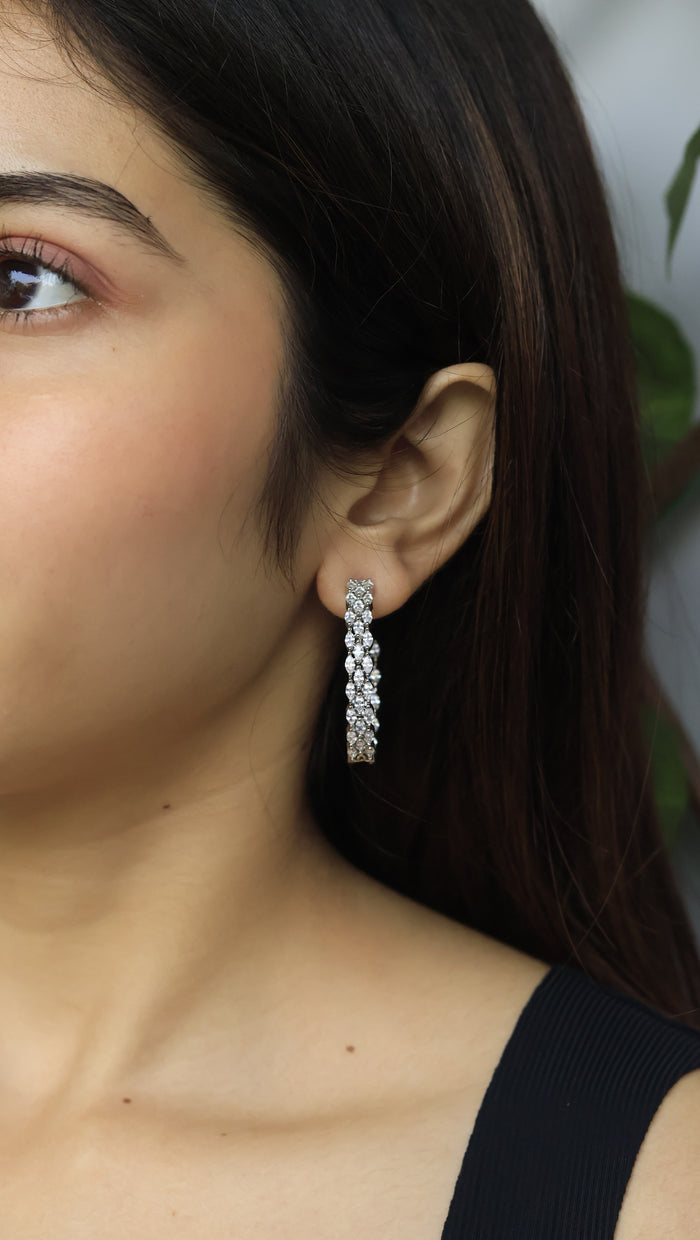 Sinya AD Hoop Earrings