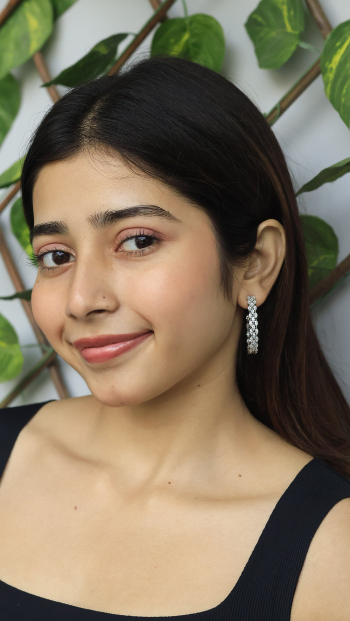 Sinya AD Hoop Earrings