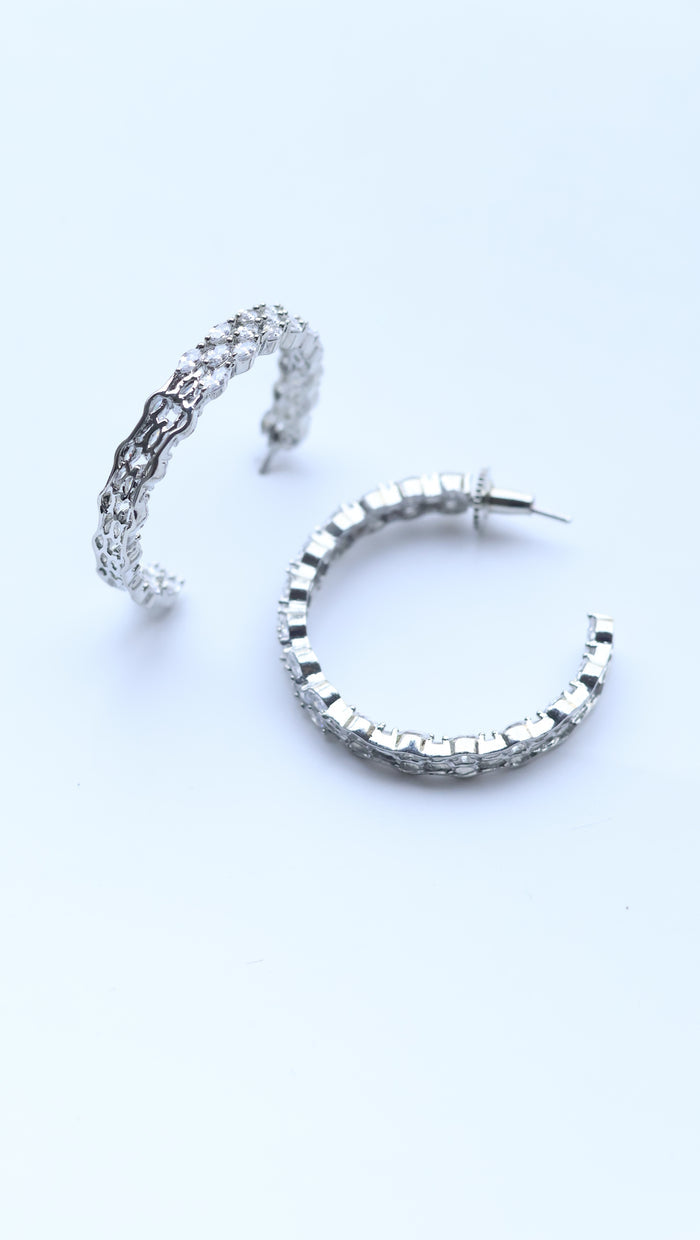 Sinya AD Hoop Earrings
