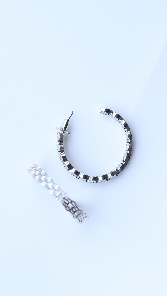Sinya AD Hoop Earrings