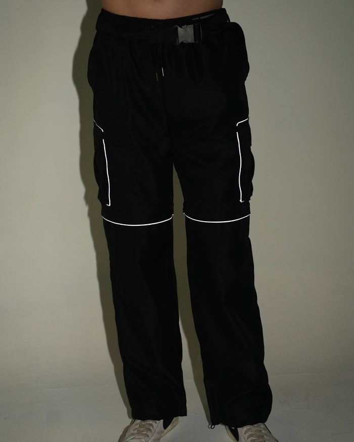 Speed Demon Silver Reflective Detachable Leg Pants