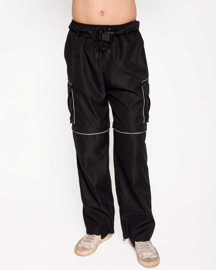 Speed Demon Silver Reflective Detachable Leg Pants
