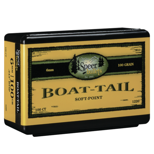 Speer .243 / 6mm 100 Grain Boat Tail Soft Point (100)